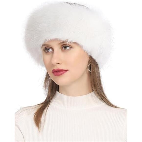 Winter Ear Warmer Headband for Women - Elastic Earmuff Style - Picture 2 of 7